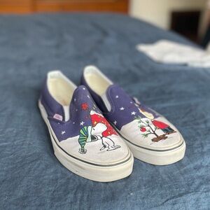 Carlie Brown Christmas Vans (Women’s 9.5)
